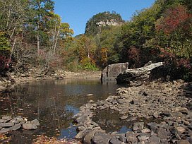Alabama's Little River Canyon National Preserve - View from the bottom of Eberhart Point Trail